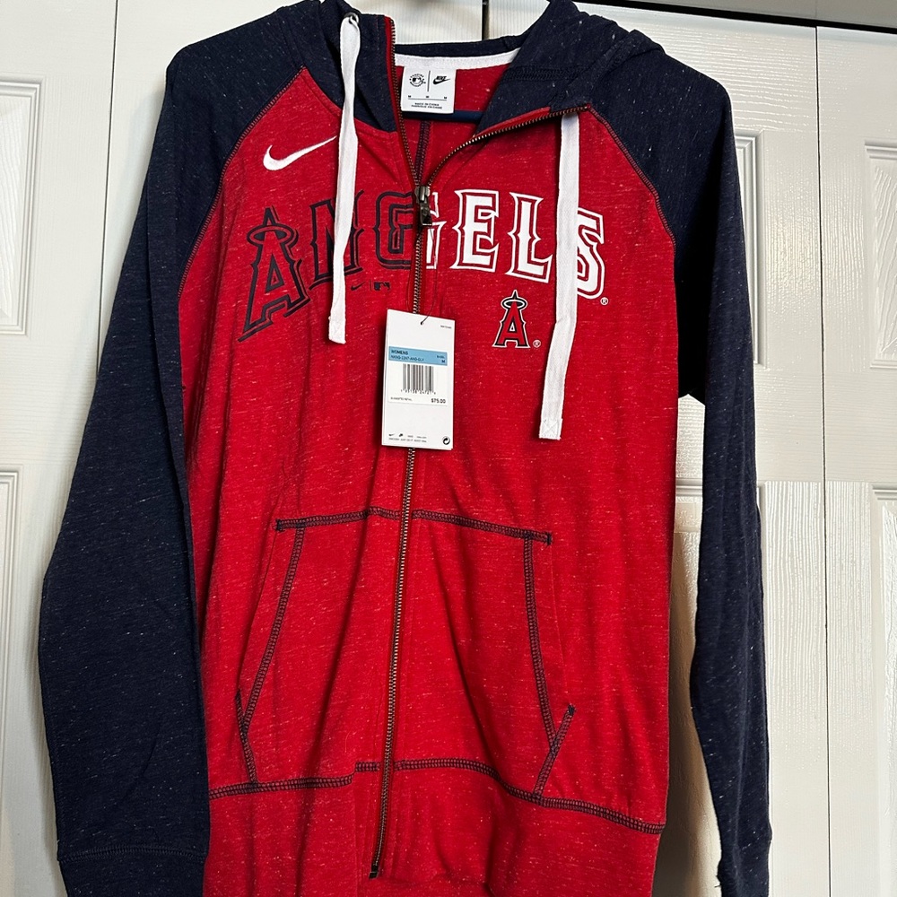 Women’s Nike Angels Baseball Zip Up Hoodie